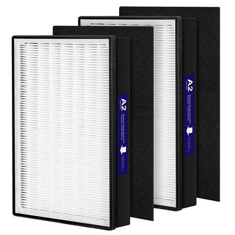 H13 HEPA A2 Replacement Filter for 3M Filtrete Room Air Purifier Models ...