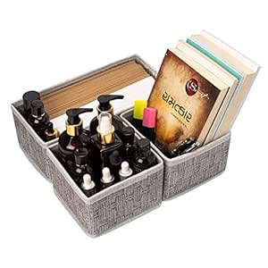 SLONAMA Set Of 3 Dresser Drawer Dividers, Organizers Fabric Foldable ...