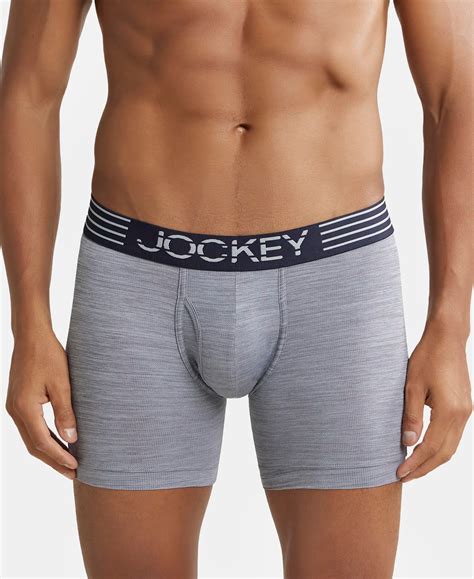 Buy Microfiber Mesh Elastane Performance Boxer Brief with StayDry ...