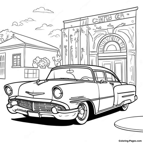 Vintage Car Coloring Pages