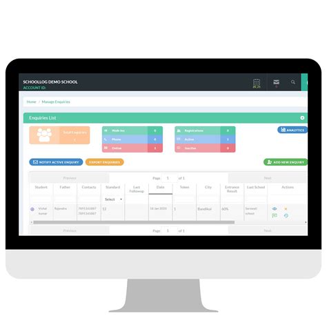 Effortless Enrollment Management with SchoolLog's School Best ERP Software