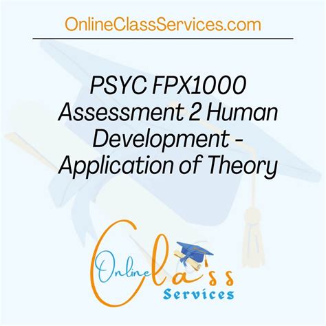 PSYC FPX1000 Assessment 2 Human Development - Application of Theory
