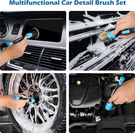 PCC Detailing Bristle Brush Blue, Set of 5 – Planet Car Care