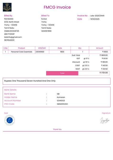 FMCG Billing Software | InvoiceFree