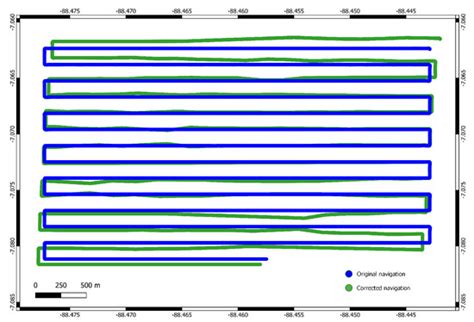 AUV Navigation Correction Based on Automated Multibeam Tile Matching