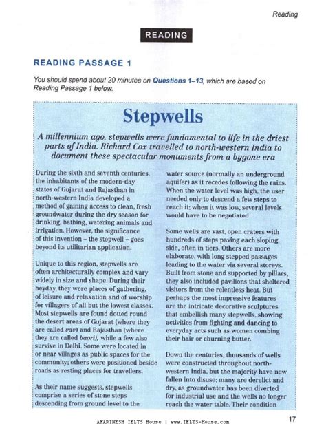 IELTS Reading Practice Test PDF 的图像结果