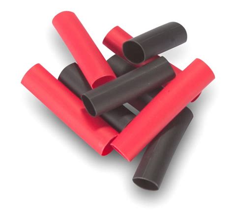 Pre-Cut Heat Shrink Tube 5mm x 30mm Red and Black, 100pcs, 5x30, 5x30mm ...