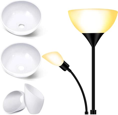 Floor Lamp Shade 2 Pack Torchiere Lamp Shades Replacement, 10 inch ...