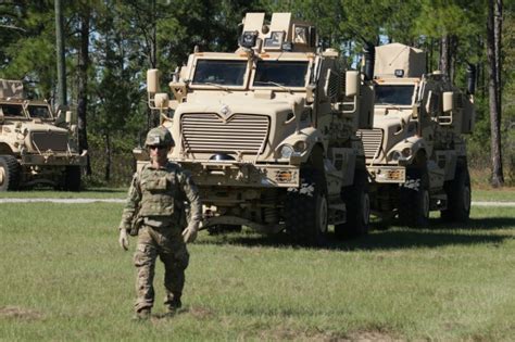 1st Security Force Assistance Brigade Soldiers conduct tactical convoy ...
