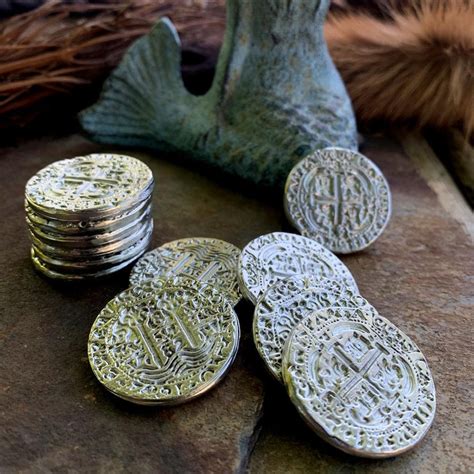 A Treasure Hoard of Handcrafted Spanish Piece of Eight Style Pewter ...