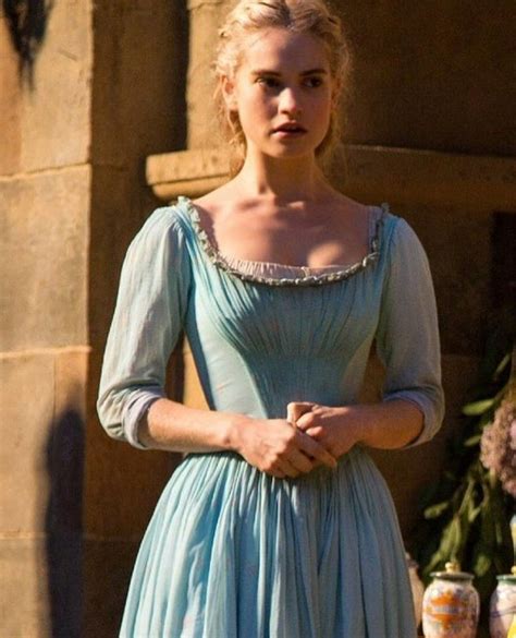 Lily James Cinderella Dress at Hunter Wang blog