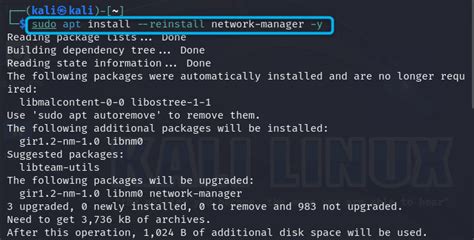 Image result for Kali Linux Install Network Manager