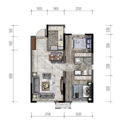 两室一厅装修效果图80平2019-房天下家居装修网