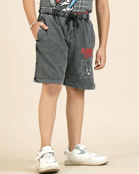 Sonic Classic Printed Regular Fit Shorts For Boys – Kidsville