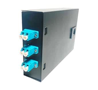 Fiber Optic Wall Mount Box with LC Couplers for Single Mode & Multimode ...