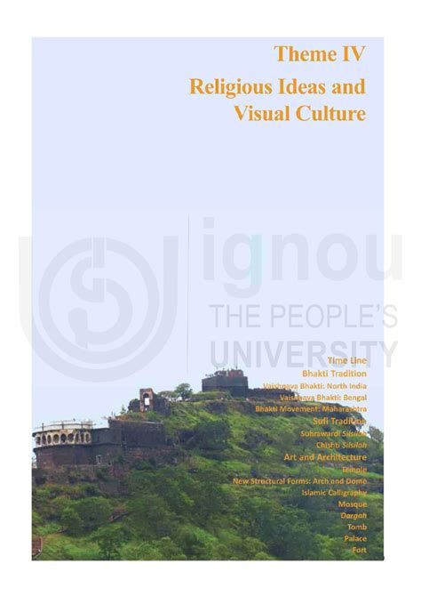 Ignou Sufi tradition - Theme IV Religious Ideas and Visual Culture ...