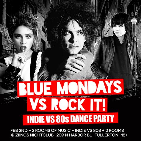 Blue Mondays vs Rock it! Fridays at Ziings Fridays 18+, Ziing's ...