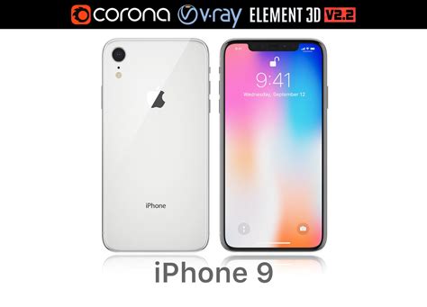 Apple iPhone XR white 3D model | CGTrader