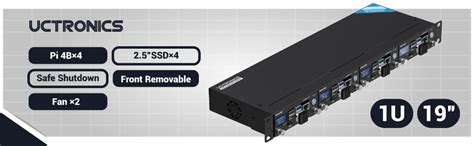 Image result for Uctronics Raspberry Pi 5 Rack Pro