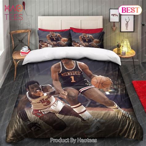 Buy Milwaukee Bucks Oscar Robertson NBA Finals 67 Bedding Sets Bed Sets ...