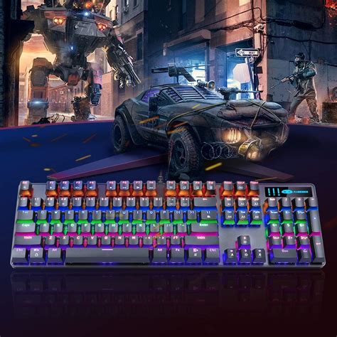 Buy Mechanical Gaming Keyboard and Mouse Combo, MageGee MK-Storm 104 ...