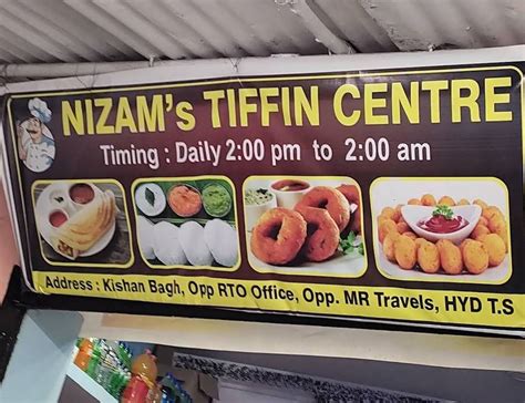 Menu at Nizam coffee shop, Hyderabad