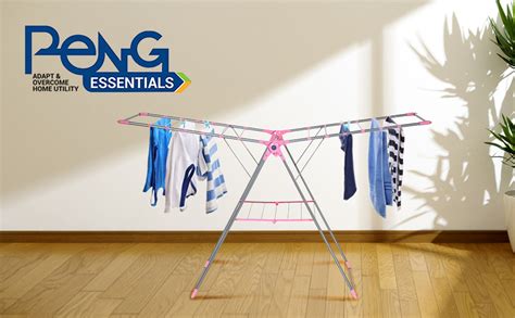 Peng Essentials® Stainless Steel Butterfly Shaped Cloth Drying Rack ...
