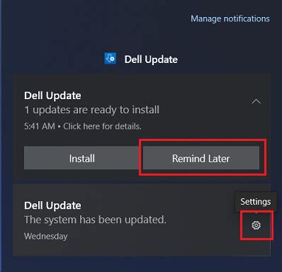 Image result for Dell Command Update Notifications
