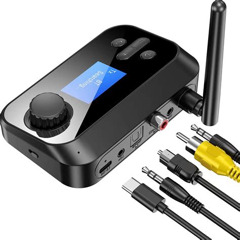 Verilux® Wireless Bluetooth Audio Transmitter Receiver, for TV Home ...