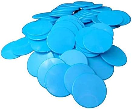 VINAYAKAMART Plastic Plain Token/Coins Blue Colur : Amazon.in: Toys & Games