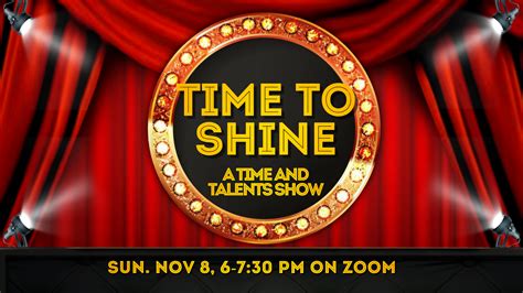 "TIME TO SHINE" - a Time and Talents Show on Nov. 8 - First United ...