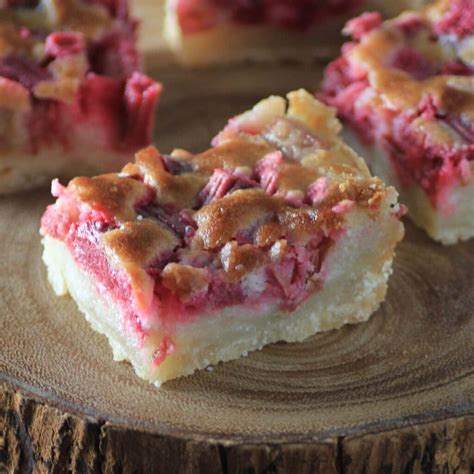 Rhubarb Dream Bars - Noshing With The Nolands