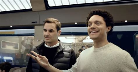 Watch: Roger Federer gets on the wrong train with Trevor Noah in Swiss ...