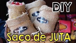 Como Fazer Lembrancinha de Páscoa – DIY Saquinho de Juta | Cantinho do ...