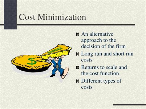 Image result for Cost Minimization Example