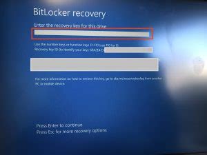 Image result for Recovery Mode BitLocker Key