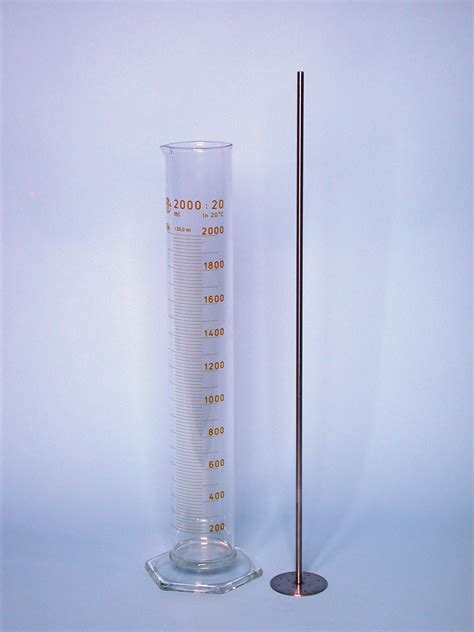 Glass graduated cylinder