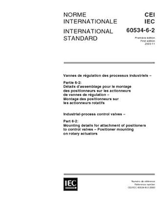 IEC 60534-6-2 Ed. 1.0 b:2000, Industrial-process control valves - Part ...