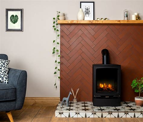 How To Tile Around Electric Fireplace at Inez Stivers blog
