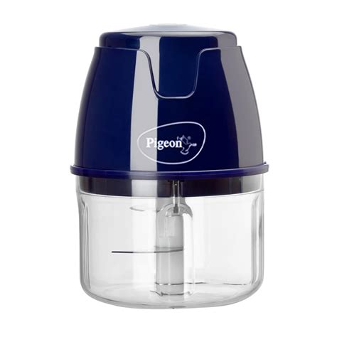 Pigeon Zoom Electric Chopper 250 ml, Portable with 3 Stainless Steel ...
