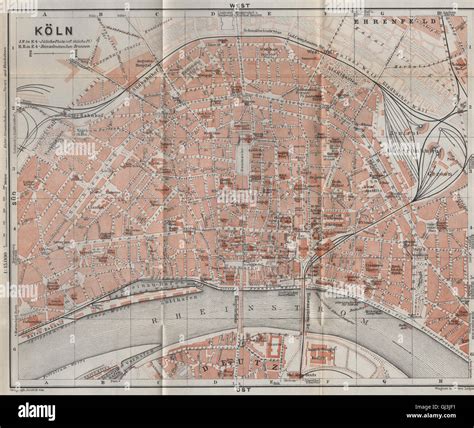 Map of koln hi-res stock photography and images - Alamy