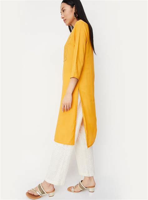 Buy Women Pintuck Yoke Straight Kurta Online at just Rs. 499.0 ...