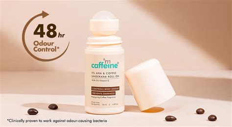 5% AHA Underarm Roll On with Coffee – mCaffeine