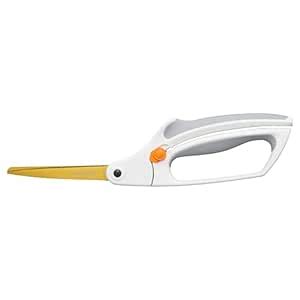 Fiskars Easy Action Titanium Scissors, Spring-Assisted, Precision ...