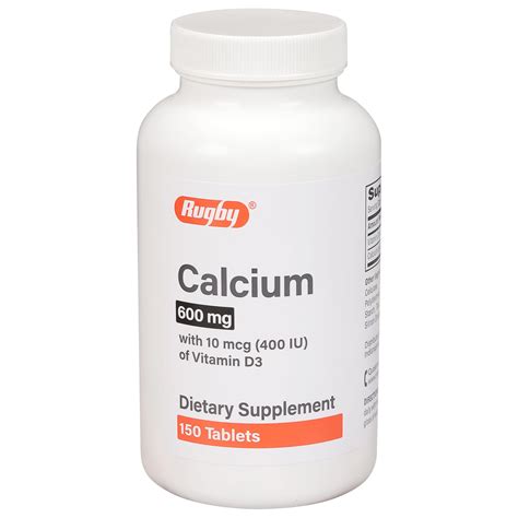 Snapklik.com : Rugby 600 Mg Calcium Tablets - Made