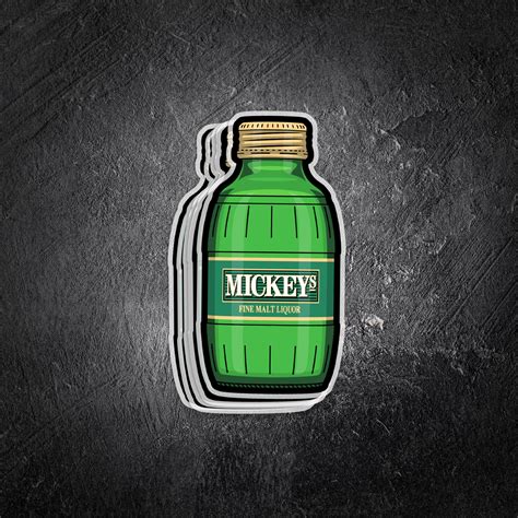 Mickeys Wide Mouth Vinyl Decal - PatchOps