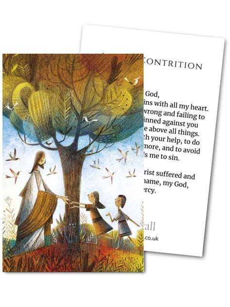 Act of Contrition Prayer Card | Catholic Devotions and Gifts