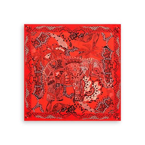 Buy Rover Red Pocket Square Online | Shingora