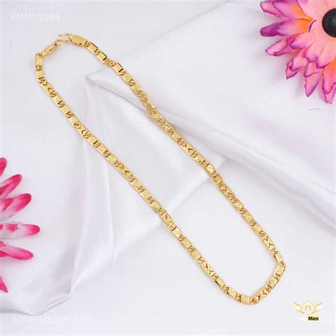 Three by Three Dual Arrow Nawabi chain for Man - FMMC1094 – Freemen®