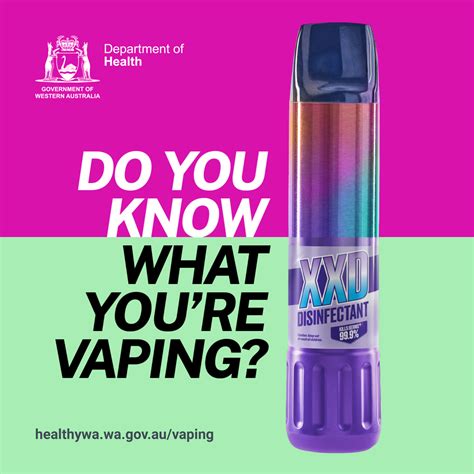 ‘Do you know what you're vaping?’ awareness campaign